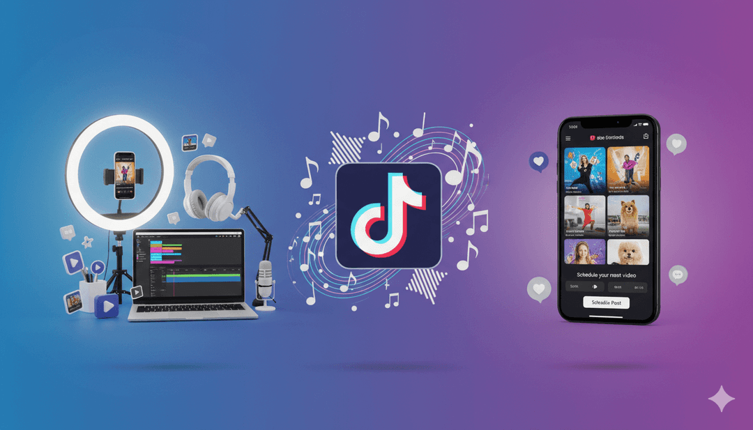 TikTok scheduling interface