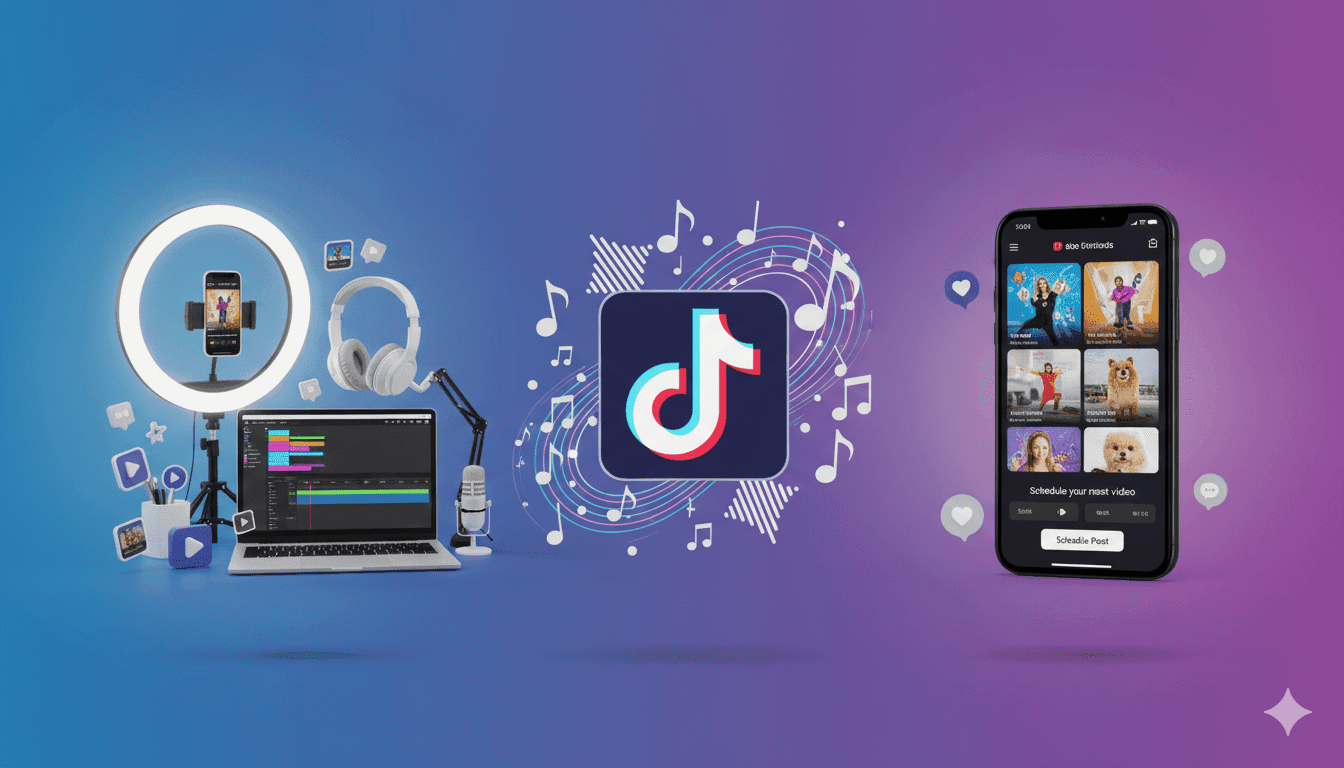 TikTok scheduling interface